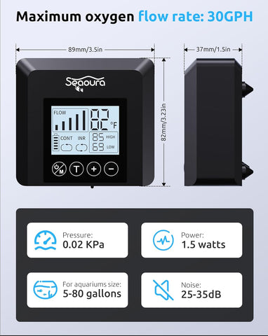 Seaoura ‎SR-206 Aquarium Air Pump