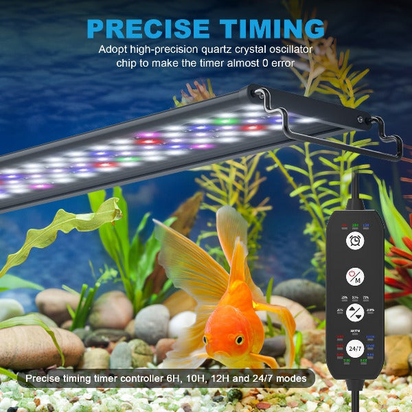 Seaoura 24/7 Mode Aluminum LED Aquarium Light for aquatic environments1